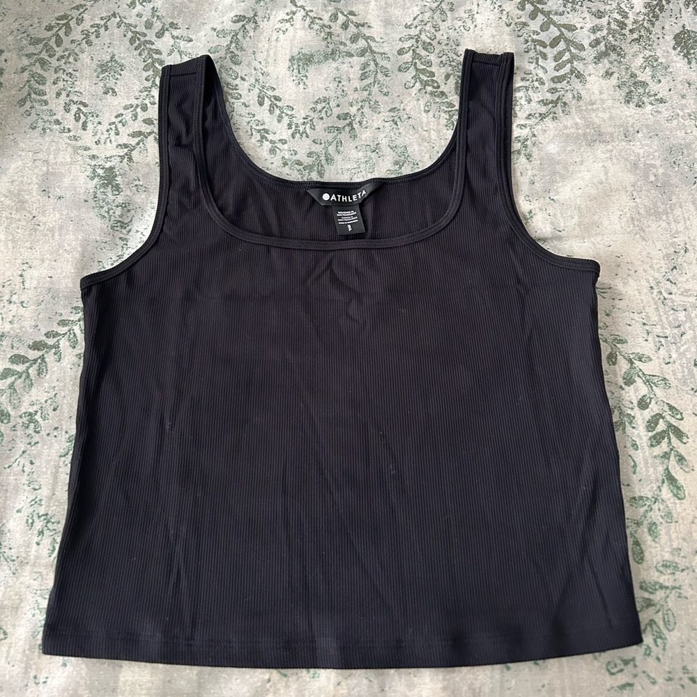 Athleta Signature Rib Crop Tank